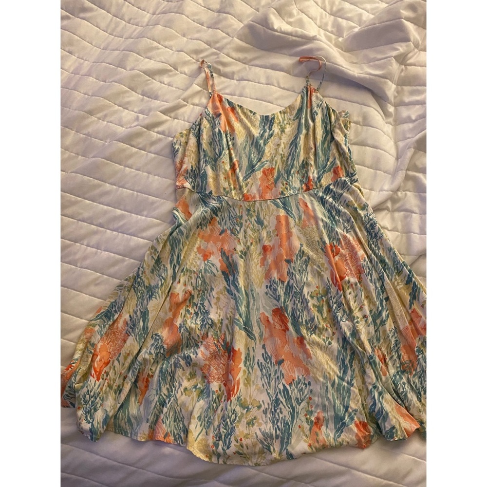 Colorful cami a line dress